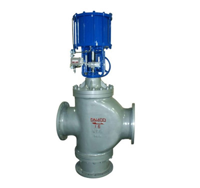 气动大口径三通调节阀