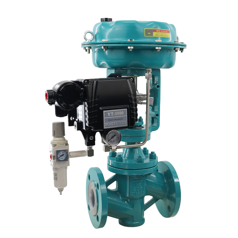 ZJHPF气动衬氟单座调节阀